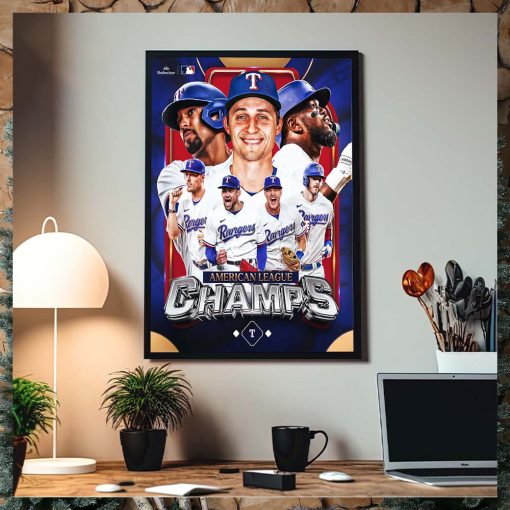 Texas Rangers Are Going To The World Series MLB American League Champs Home Decor Poster Canvas