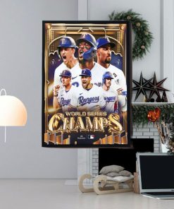 Texas Rangers Are MLB 2023 World Series Champions Home Decor Poster Canvas