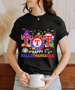 Texas Rangers Baseball Happy Hallothanksmas Shirt