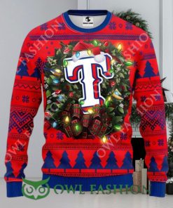 Texas Rangers Big Logo Ugly Christmas Sweater