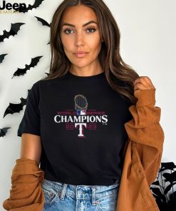 Texas Rangers Fanatics Branded 2023 World Series Champions Official Logo Essentials T Shirt