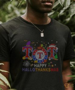 Texas Rangers Happy HalloThanksMas shirt