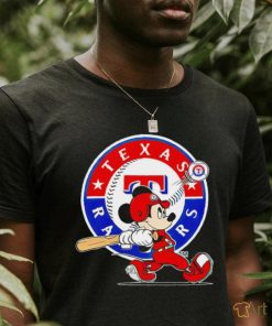 Texas Rangers MLB Mickey Mouse player cartoon 2023 shirt