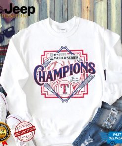 Texas Rangers Majestic Threads 2023 World Series Champions Raglan T Shirt