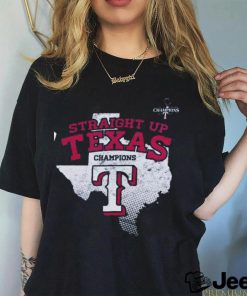 Texas Rangers Majestic Threads Women's 2023 World Series Champions Local Ground Rules Roster Tri Blend T Shirt