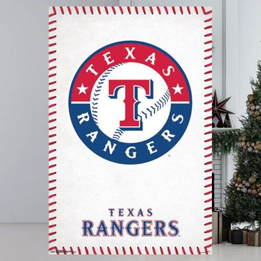 Texas Rangers Official Mlb Baseball Team Logo Poster