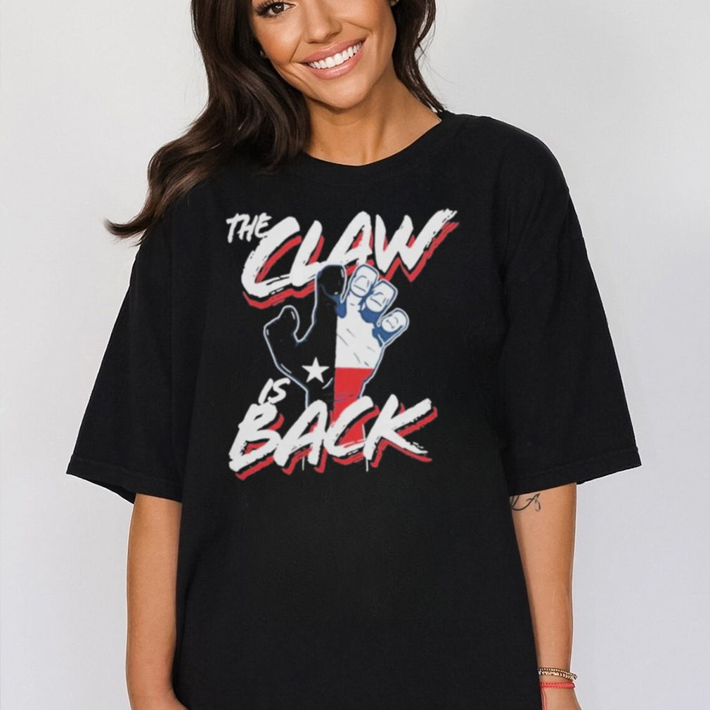Texas Rangers The Claw Is shirt - teejeep