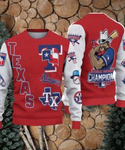 Texas Rangers – Maijor Baseball League Unisex Ugly Sweater