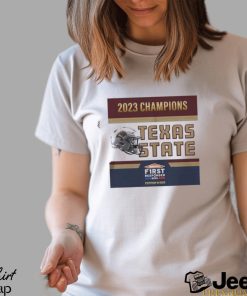 Texas State Bobcats Football Are 2023 First Responder Bowl Champions Shirt