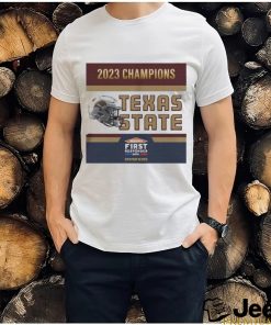 Texas State Bobcats Football Are 2023 First Responder Bowl Champions T Shirt