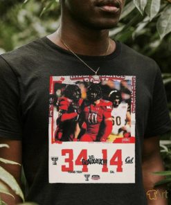 Texas Tech Red Raiders Football Let’s Geauxxxxx Defeated The Cal 34 14 Wins The 2023 Independence Bowl Champions Poster Classic T Shirt