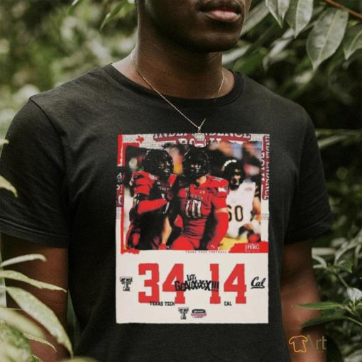 Texas Tech Red Raiders Football Let’s Geauxxxxx Defeated The Cal 34 14 Wins The 2023 Independence Bowl Champions Poster Classic T Shirt