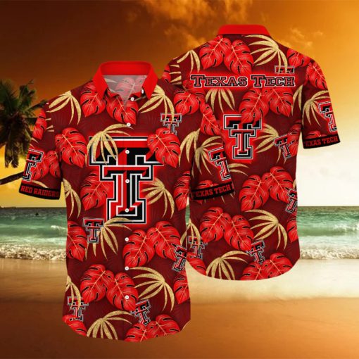 Texas Tech Red Raiders NCAA Hawaiian Shirt Warm Breezes Aloha Shirts