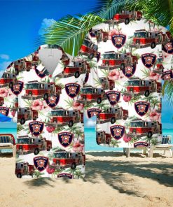 Texas White Oak Volunteer Fire Department Hawaiian Shirt Summner Vacation Shirt