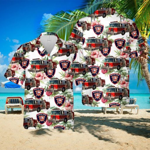 Texas White Oak Volunteer Fire Department Hawaiian Shirt Summner Vacation Shirt