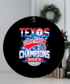 Texas World Series Champions 2023 trophy ornament