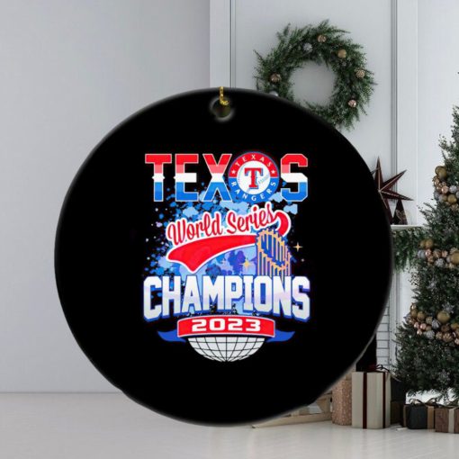 Texas World Series Champions 2023 trophy ornament