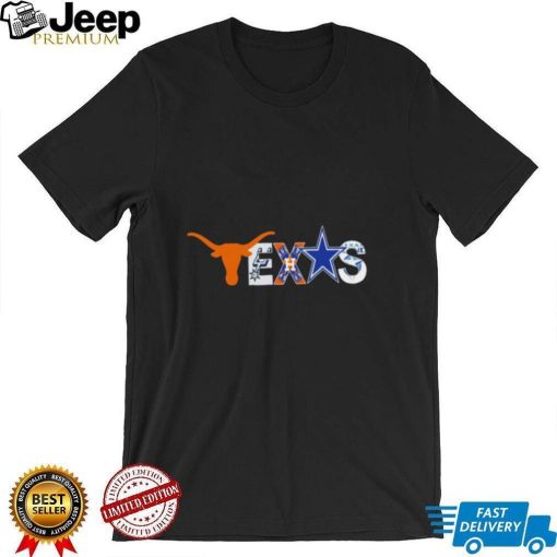 Texas logos Texas Longhorns San Antonio Spurs Houston Astros Dallas Cowboys Texas Legends gift shirt