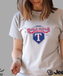 Texas rangers majestic threads 2023 world series confetti soft shirt