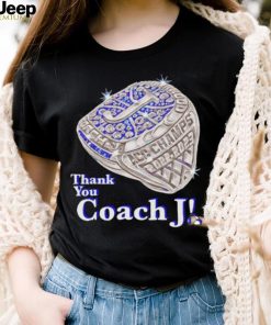 Thank You Coach J ACC Champs 2022 2023 ring shirt