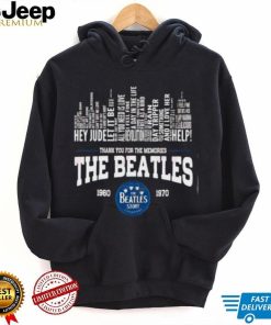 Thank You For The Memories The Beatles 1960 – 1970 The Beatles Story Liverpool T Shirt