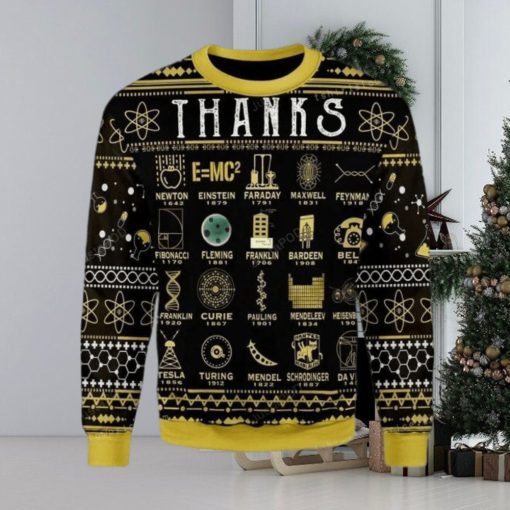 Thanks Science Womens Ugly Sweater