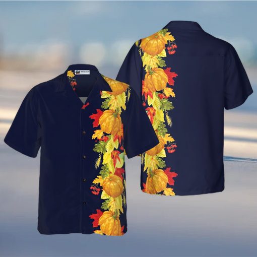 Thanksgiving Harvest Season Elements Hawaiian shirt