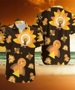 Thanksgiving Turkey Sun Hawaiian Shirt