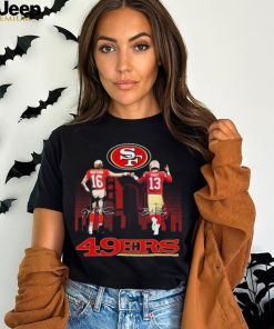 The 49ers 2023 Playoff Joe Montana And Brock Purdy Signatures Shirt