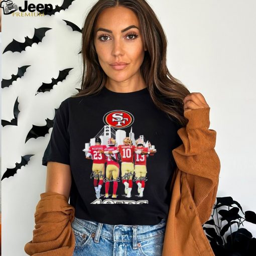 The 49ers 2023 Playoff Mccaffrey Samuel Garoppolo And Purdy Signatures Shirt