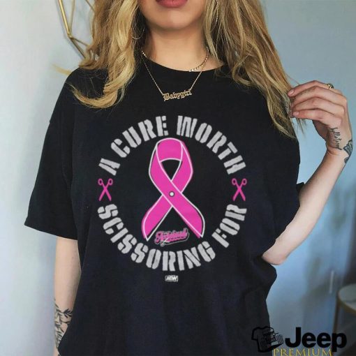 The Acclaimed A Cure Worth Scissoring For 100 Royalties Donated To The Breast Cancer Research Foundation Shirt