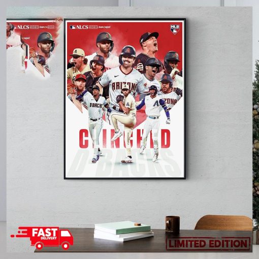 The Arizona Diamondbacks Are NL Champions Advance To MLB World Series 2023 Poster Canvas