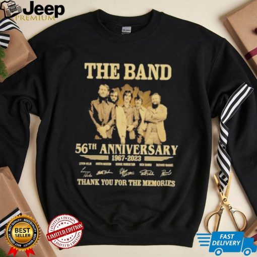 The Band 56th Anniversary 1967 – 2023 Thank You For The Memories T Shirt