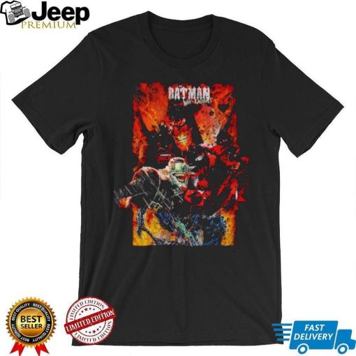 The Batman Who Laughs graphic shirt