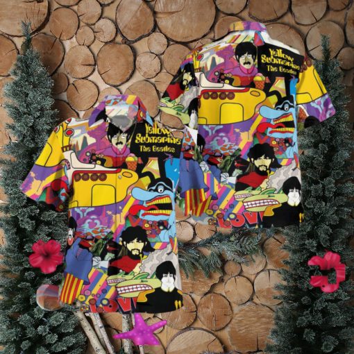The Beatles Yellow Submarine Hawaiian Shirt