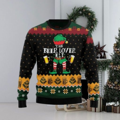 The Beer Lover Elf Ugly Christmas Sweater