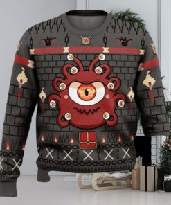 The Beholder Dungeons and Dragons Funny Ugly Christmas Sweater Christmas Gift For Family