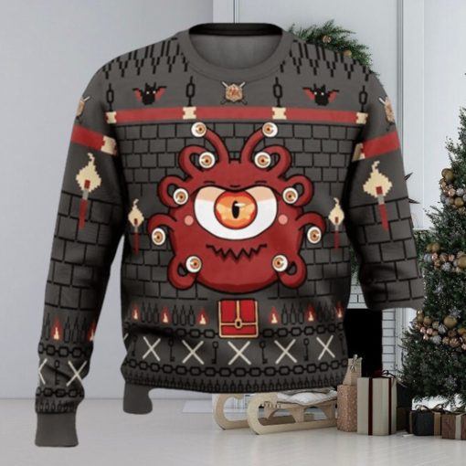 The Beholder Dungeons and Dragons Funny Ugly Christmas Sweater Christmas Gift For Family