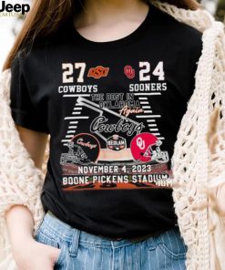 The Best In Oklahoma Again 2023 OSU Cowboys Beat OU Sooners 27 24 Shirt