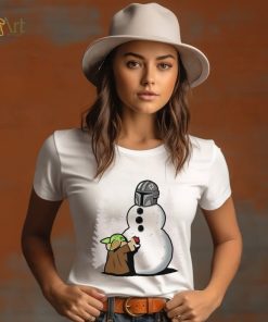 The Best Snowman in the Parsec Christmas Illustration t shirt