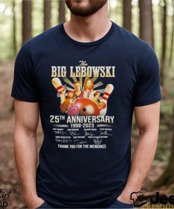 The Big Lebowski 25th Anniversary 1998 2023 Thank You For The Memories Official T Shirt