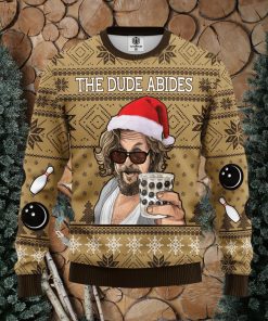 The Big Lebowski The Dude Abides Ideas Ugly Christmas Sweater Gift Thanksgiving