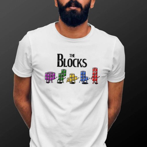 The Blocks retro game Abbey Road shirt