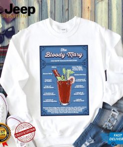 The Bloody Mary tailgate recipes shirt