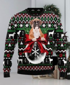 The Boxer Puppy Xmas Ugly Sweater Party