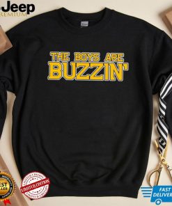 The Boys are Buzzin’ logo shirt