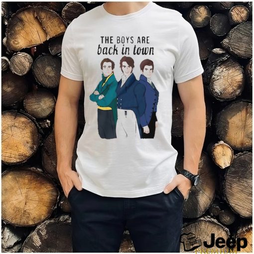 The Boys are back in town cartoon shirt