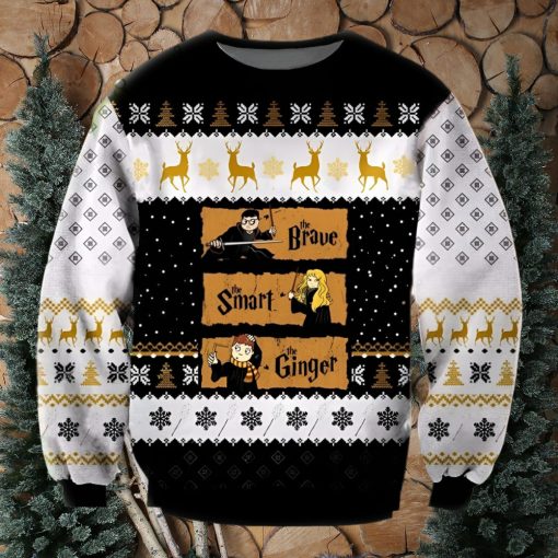 The Brave – Smart – Ginger – Har.ry Pot.ter Ugly Christmas Sweater