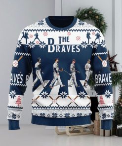 The Braves Walking Abbey Road Ugly Christmas Sweater Christmas Gift For Men And Women