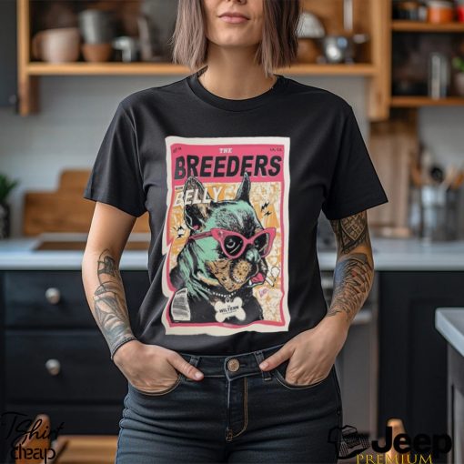 The Breeders With Belly Poster Tour The Wiltern Los Angeles CA 10 19 2023 t shirt